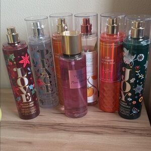 Victoria's Secret and Bath&Body Works Body Mist Collection - Pink Center Bottle